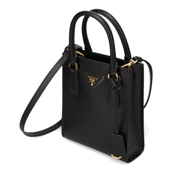 Prada Nero Leather Black Saffiano - Picture 1 of 3